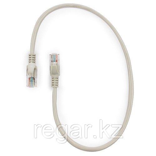 Патч-корд UTP Cablexpert PP12-0.5m кат.5e, 0.5м, литой, многожильный (серый)