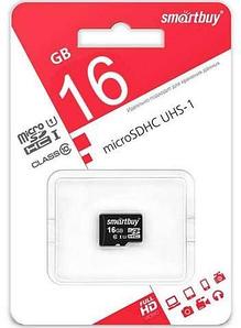 Карта памяти microSD SmartBuy SDCL10-00LE (16Gb Class 10 U1)
