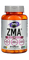 Магний, Витамин В6, цинк ZMA 90 капсул. Now foods
