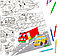 Раскраска Гигант Большой и маленький транспорт, 84*59 см., фото 2