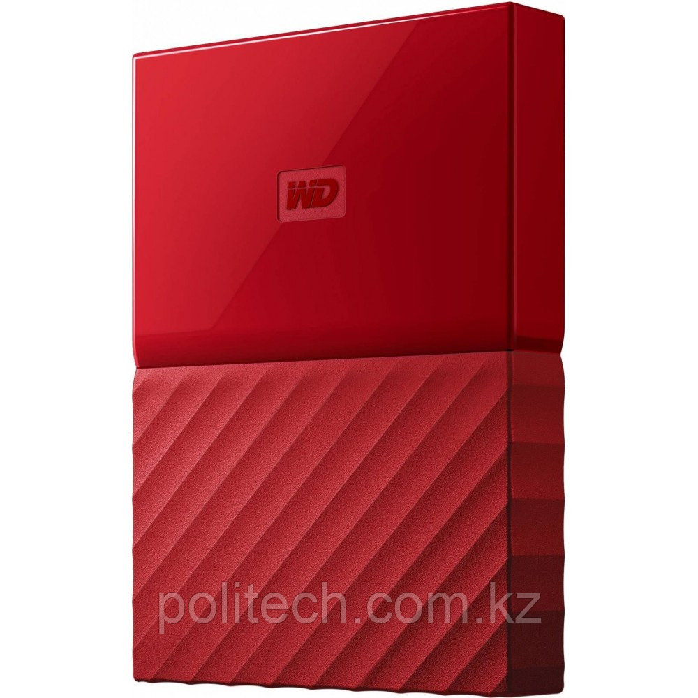 Внешний HDD Western Digital 2Tb My Passport 2.5" WDBLHR0020BRD-EEUE 2.5', USB 3.0. Толщина 12мм Цвет: Red.