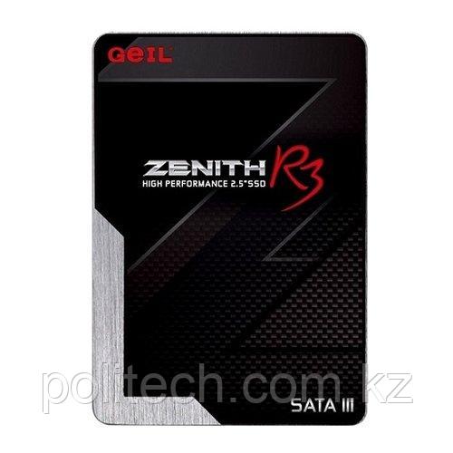 Твердотельный накопитель 480GB SSD GEIL GZ25R3-480G ZENITH R3 2.5” SATAIII Чтение 550MB/s, Запись 510MB/s.