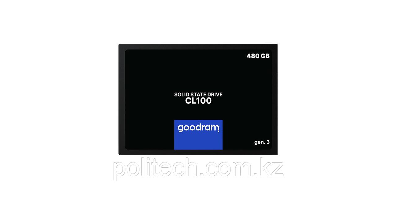 Твердотельный накопитель 480GB SSD GOODRAM CL100 Gen3 2.5” SATA3R540Mb/s W460MB/s SSDPR-CL100-480-G3
