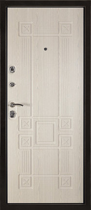 Металлическая дверь СЕНАТОР-S (Беленый дуб), фото 2