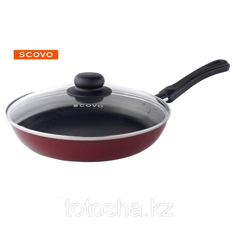 Сковорода Scovo Expert с крышкой d26 см, СЭ-029