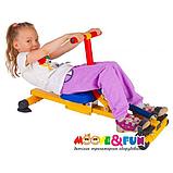 Тренажер детский механический гребной с одной рукояткой 3-8 лет, фото 2