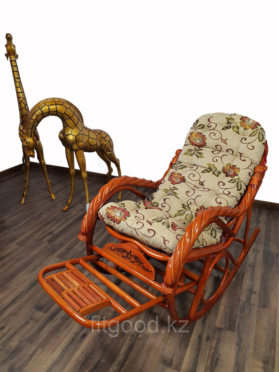 Кресло качалка из ротанги (плетен.) (RTN-049) - фото 1 - id-p86700182
