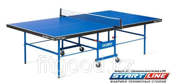 Теннисный стол Start Line Sport 18 мм, мет.кант, без сетки, регулируемые опоры - фото 1 - id-p86700461