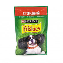 Влажный Корм Purina Friskies Для Взрослых Собак, С Говядиной, Пауч, 85 Г