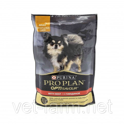 Влажный Корм Purina Pro Plan Для Собак Мелких И Карликовых Пород, C Говядиной В Соусе, Пауч, 100 Г
