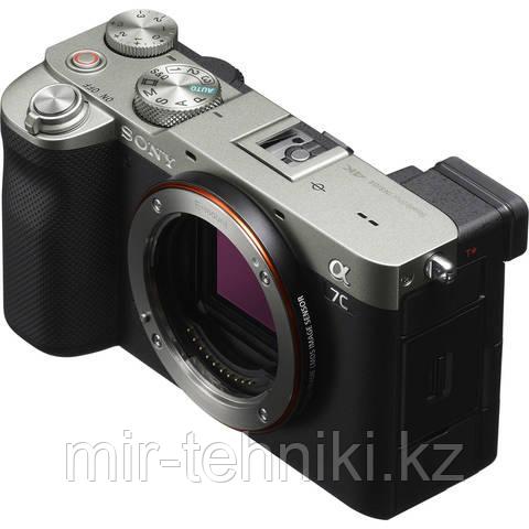 Фотоаппарат Sony Alpha A7C Body серебристый (Меню: Русский) - фото 3 - id-p86501013