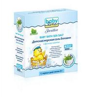 Babyline Nature 1000 гр соль морская д/ ванн детская с целебными травами