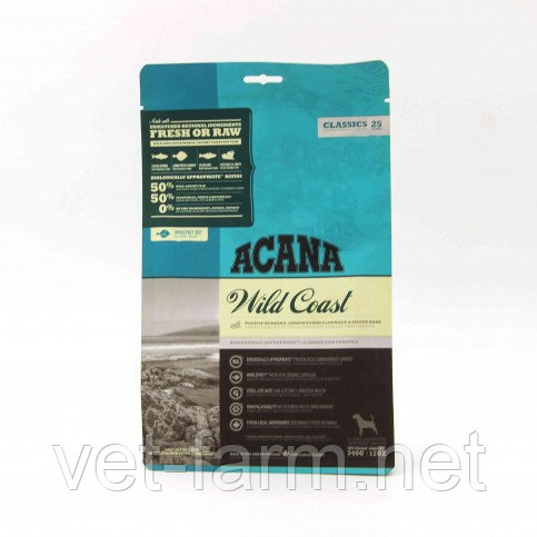 Сухой Корм Acana Classics Wild Coast С Рыбой Для Собак Всех Пород И Возрастов, 340g