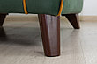 Кресло традиционное Френсис, ТК260 Зелёный, Нижегородмебель и К (Россия), фото 2