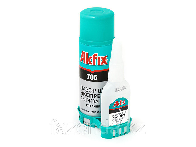 Клей Akfix 2-компанентный МДФ 200 ml+50 гр - фото 1 - id-p86716468