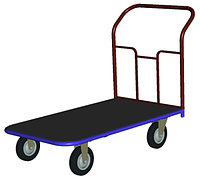 Резеңкемен қапталған платформалық арба