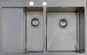 Мойка кухонная Seaman Eco Marino SMB-7851DLS с клапан-автоматом