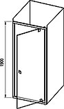 Душевая дверь в нишу Ravak PDOP1-90 Transparent, профиль белый, фото 3