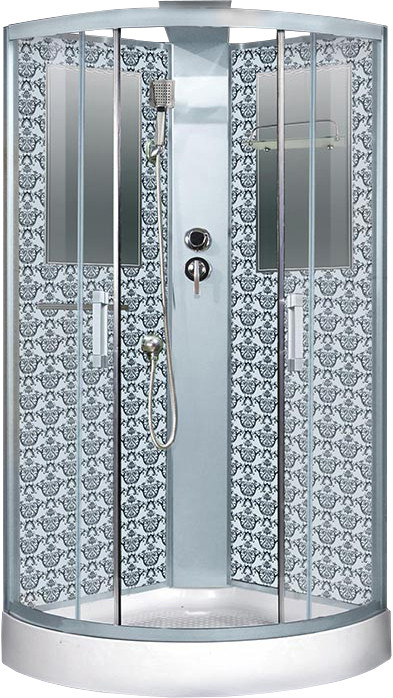 Душевая кабина Niagara Lux NG-7715WBK серебро