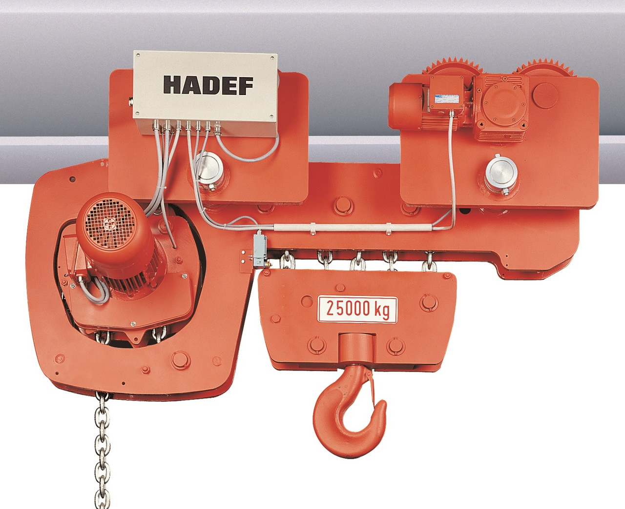 Электрическая цепная таль От 500кг до 40т. Type 28/06 E производства HADEF (Германия). - фото 1 - id-p10204610
