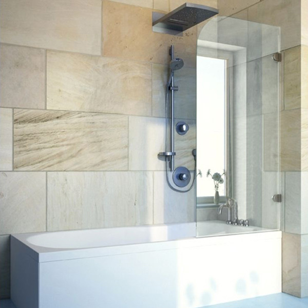 Шторка на ванну GuteWetter Lux Pearl GV-001A правая 50 см стекло бесцветное, фурнитура хром