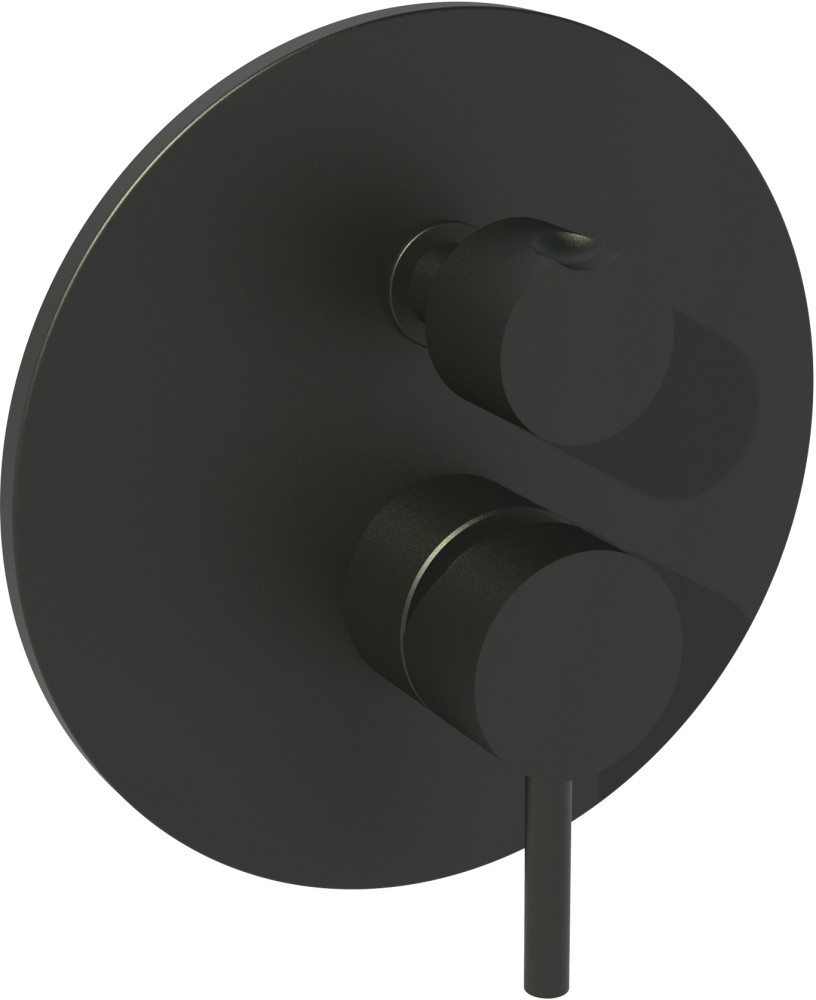 Смеситель Paffoni Light LIG018NO С ВНУТРЕННЕЙ ЧАСТЬЮ, для ванны с душем