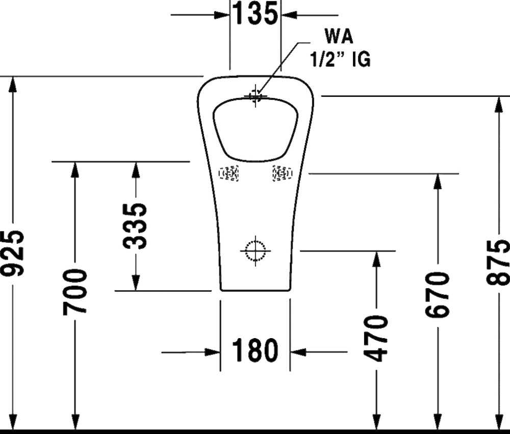 Писсуар Duravit DuraStyle 2804300000