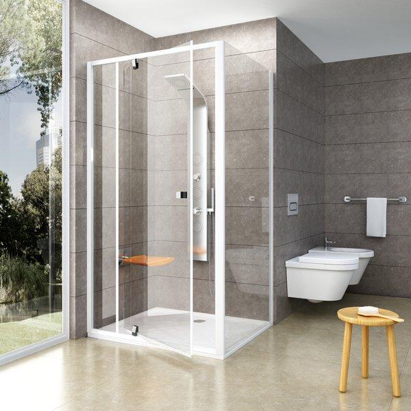 Душевой уголок Ravak PDOP2 120х100, Transparent, профиль белый