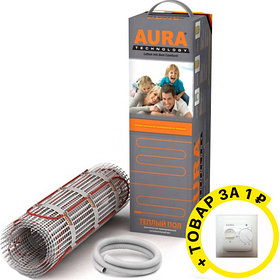 Теплый пол Aura Technology MTA 1500-10,0 + терморегулятор