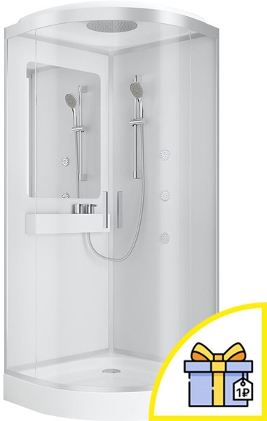 Душевая кабина AM.PM Like W80C-019-090MTA + Сертификат IVI AM.PM