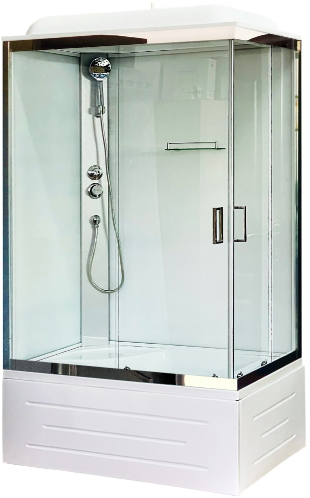 Душевая кабина Royal Bath BP RB8100BP5-WT-CH-L