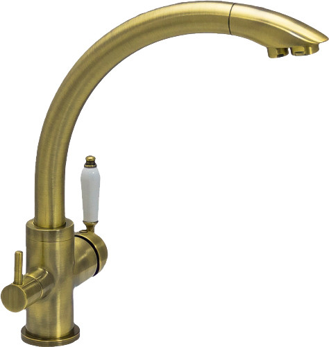 Смеситель Seaman Barcelone SSL-5382 Antique Gold для кухонной мойки