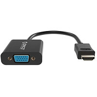 Адаптер ORICO DHTV-C20-BK-BP HDMI to VGA, Cable 17cm, 1920x1080P, 45*45*15mm