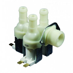 Впускной клапан подачи воды стиральной машины T&P, 3 90˚ Ø12 мм, клеммы, 220V