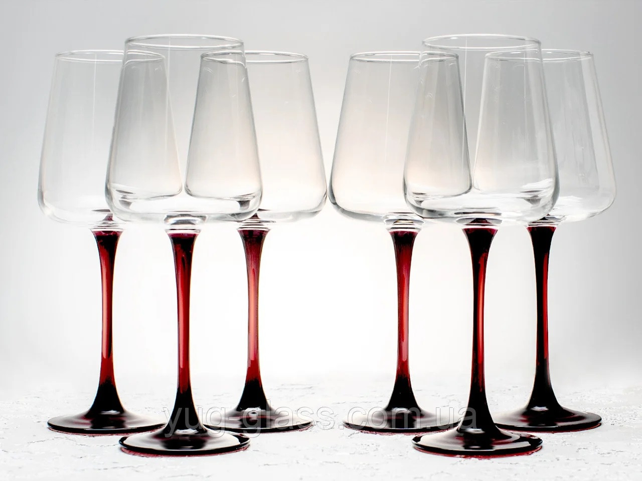 Набор фужеров для вина Luminarc Contrasto Lilac 350 мл. (6 штук) - фото 2 - id-p86628701