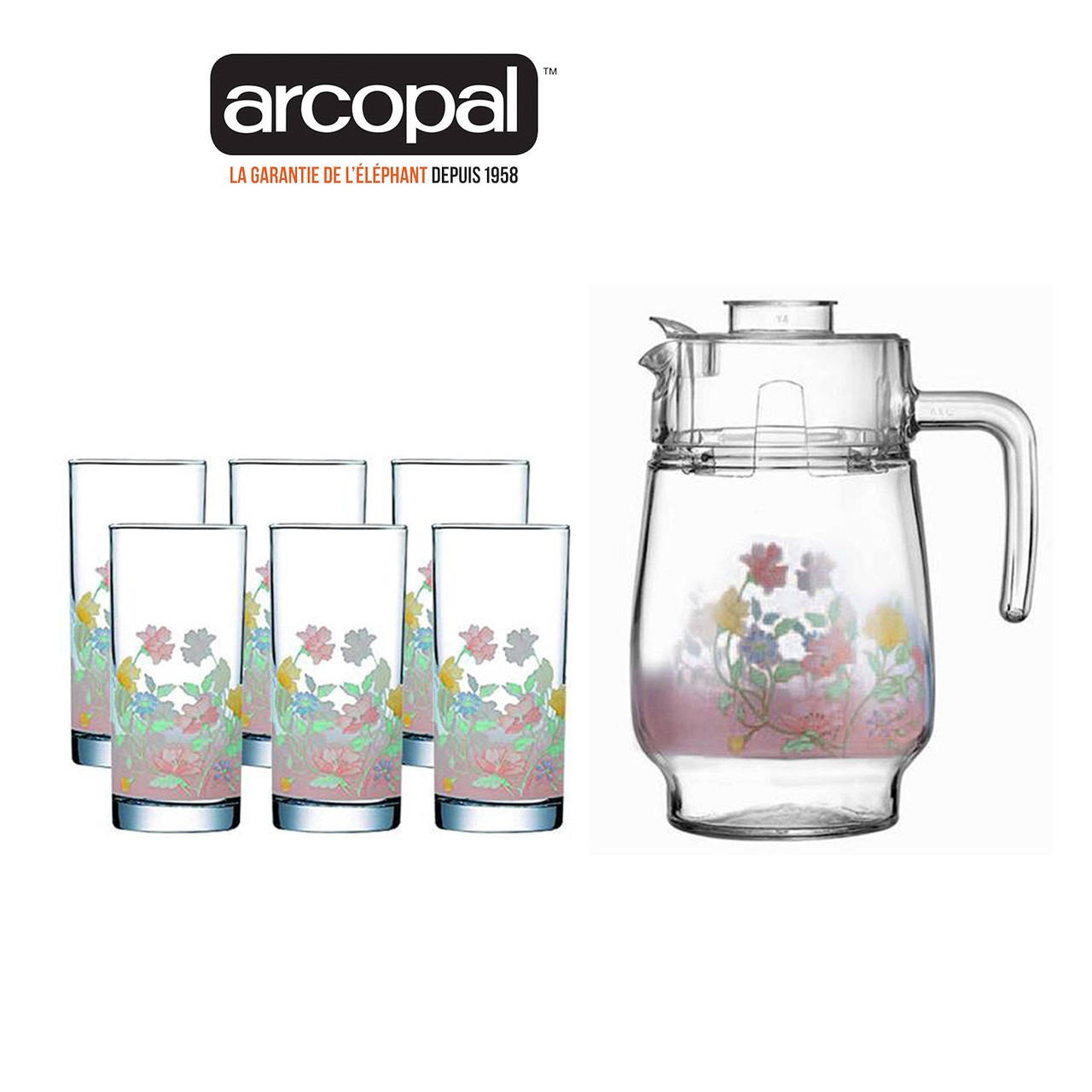 Графин со стаканами Arcopal Elise (7 предметов)