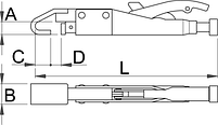 Самозажимные многофункциональные ручные тиски - 433/4E UNIOR, фото 2