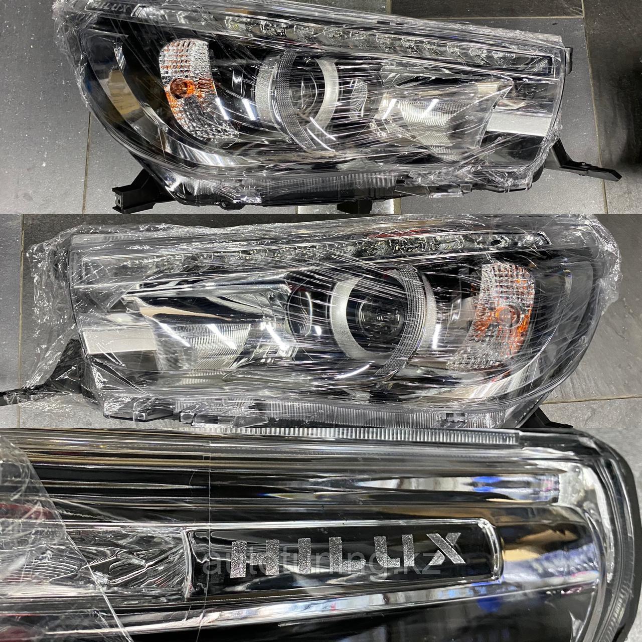 Передние фары Platinum LED на Toyota Hilux Revo 2016+