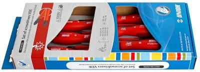 Набор отвёрток изолированных в картонной упаковке - 603CS6AVDE UNIOR