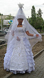 Платье свадебное с саукеле в национальном стиле, фото 4