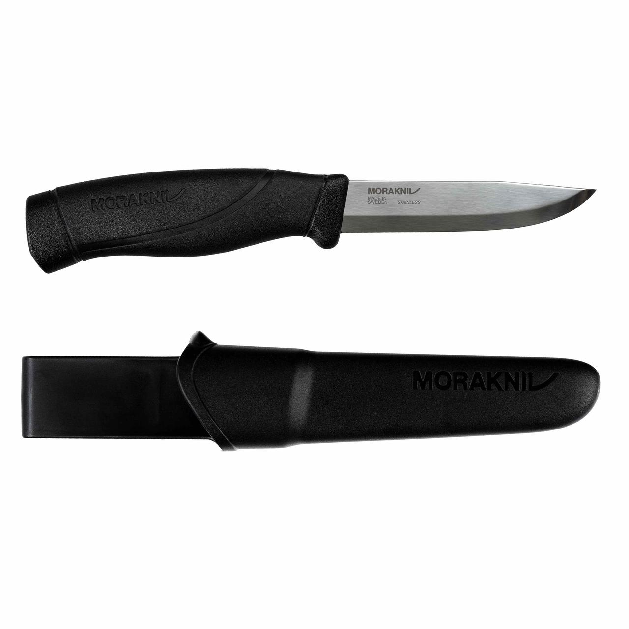 Нож туристический MORAKNIV COMPANION HEAVY DUTY BLACK Stainless Steel