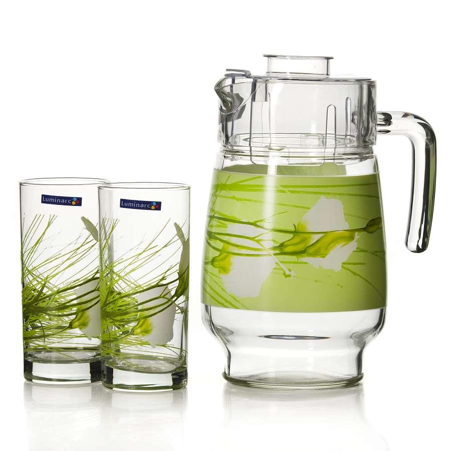 Графин со стаканами Luminarc Sofiane green (7 предметов)