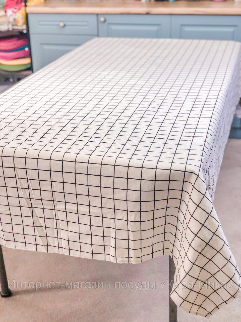 Скатерть прямоугольная "Square" 150x350 см .