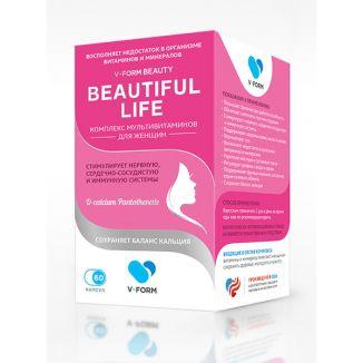 V-Form beauty комплекс мультивитаминов для женщин beautiful life №60 табл.