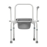 Кресло-стул инвалидное с санитарным оснащением "Ortonica" TU 3  (с откидными подлокотниками), фото 3