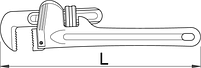 Ключ трубный (американский тип) - 492/6 UNIOR, фото 2