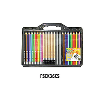 Канцтовары FIS Карандаш FSCK36CS 12 простых+24 цветных