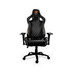 Игровое компьютерное кресло, Cougar, ARMOR-S Black, Искусственная кожа PU AIR, (Ш)50*(Г)55*(В)128