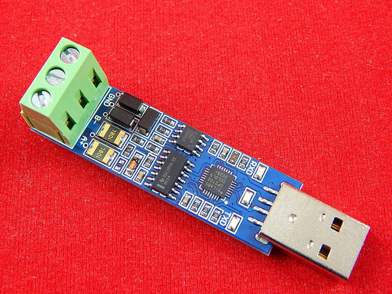 Конвертер USB RS-485 на базе CP2102, 5V - фото 1 - id-p86799571