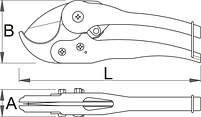 Ножницы для резки труб из ПВХ - 583/6 UNIOR, фото 2